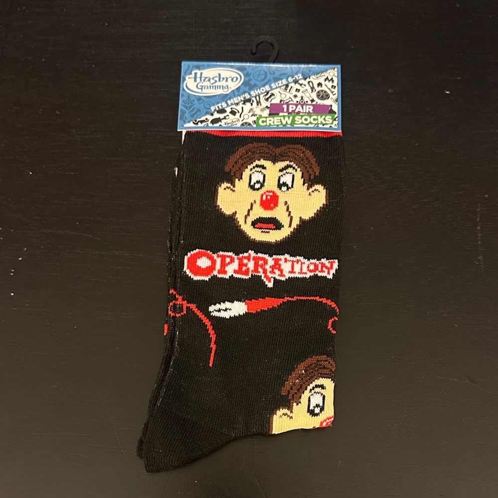 Men’s Black Operation Crew Socks